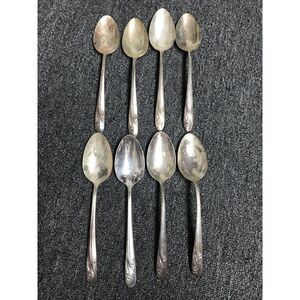 International Holmes & Edwards Silverplate Romance 1952 Oval Soup Spoons 8-piece